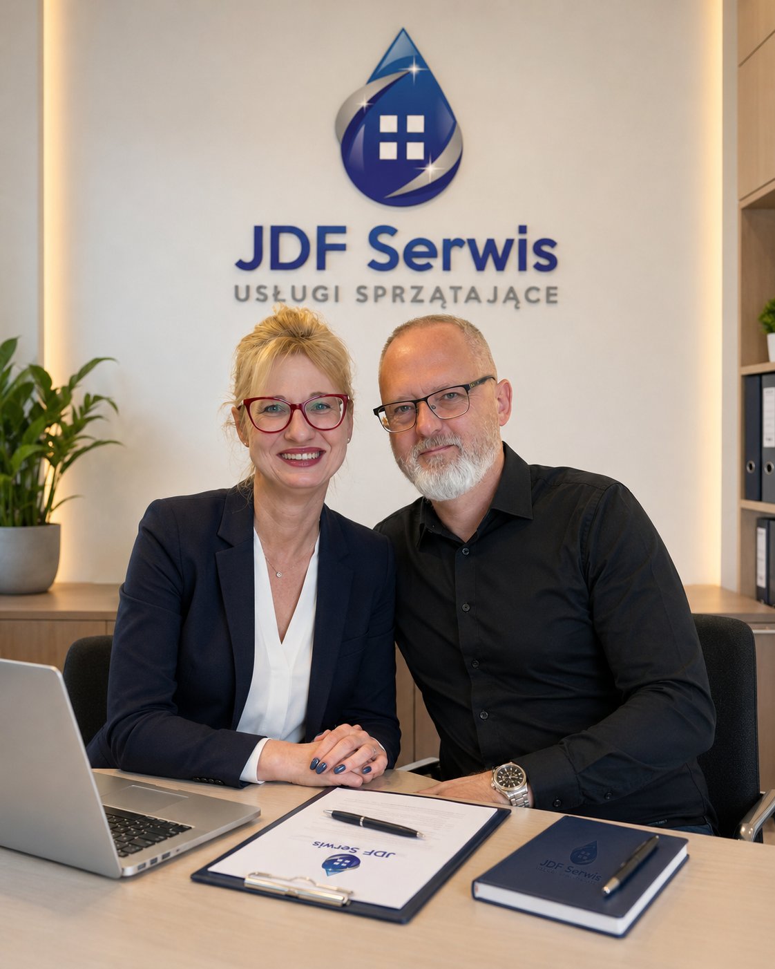 Katarzyna Gudyka-Grzeszkowiak i Eryk Grzeszkowiak, właściciele JDF Serwis